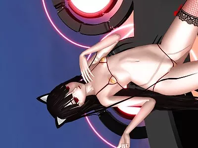 டீன் ஒரு பெரிய சேவல் கையாளுகிறது